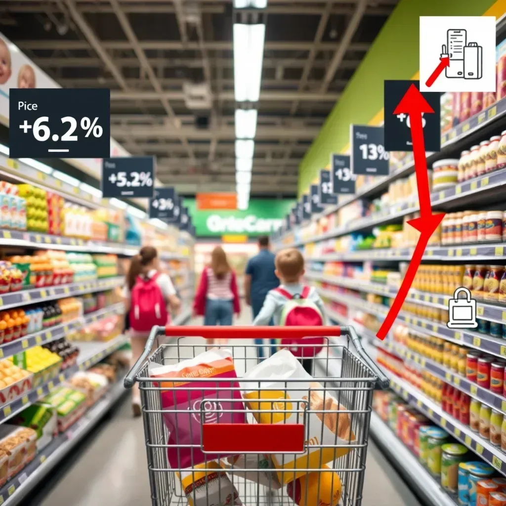 تضخم أسعار المواد الغذائية يصعد إلى 6.3% مع نمو مبيعات البقالة