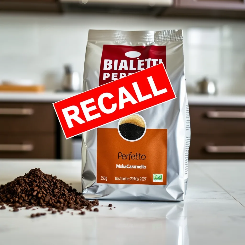 استدعاء عاجل لحزمة قهوة Bialetti Perfetto Moka Caramello بعد اكتشاف مستويات مرتفعة من مادة سامة