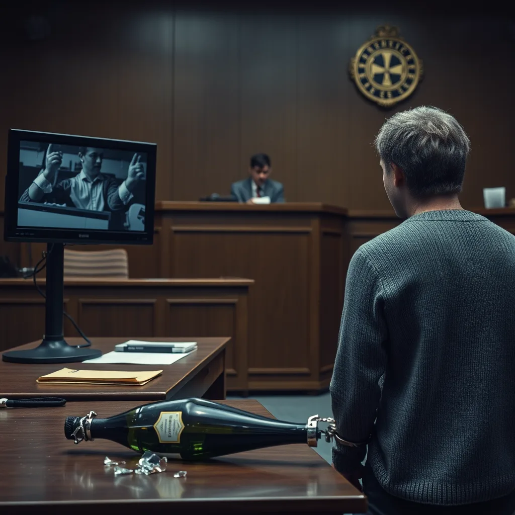 سجن رجل بعد ضرب ضحيته 12 مرة بزجاجة شمبانيا إثر إدمان مؤقت بعد وفاة طفله