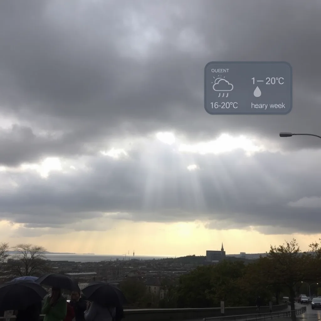 دبلن: طقس متقلب نهاية الأسبوع وتحذيرات محتملة من أمطار غزيرة الأسبوع المقبل