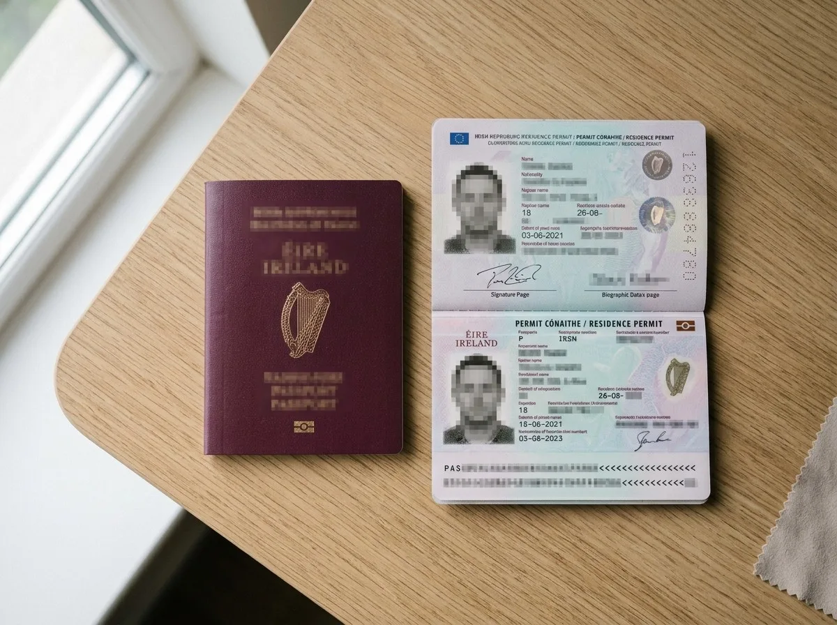 أختام الإقامة في أيرلندا: دليل Stamp 0 إلى Stamp 6