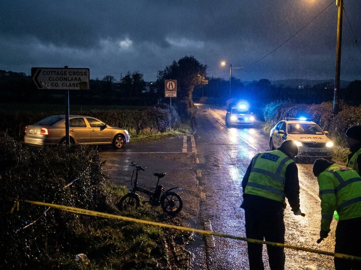 الشرطة تبحث عن سائق سكودا بعد مقتل مراهق (16) في حادث دهس وهروب بمقاطعة كلير