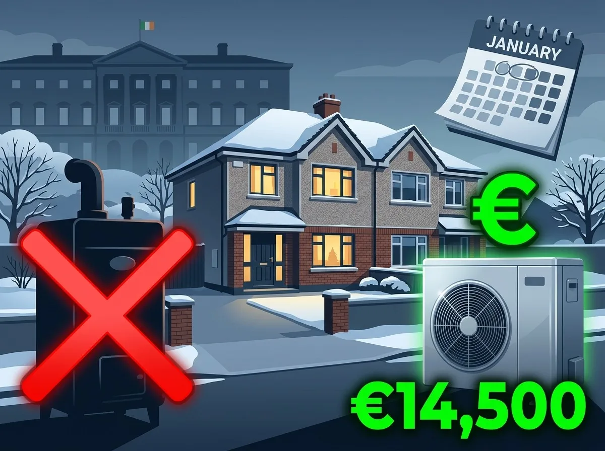 منح استبدال غلايات التدفئة قد تصل إلى 14,500€ للأسر الأيرلندية