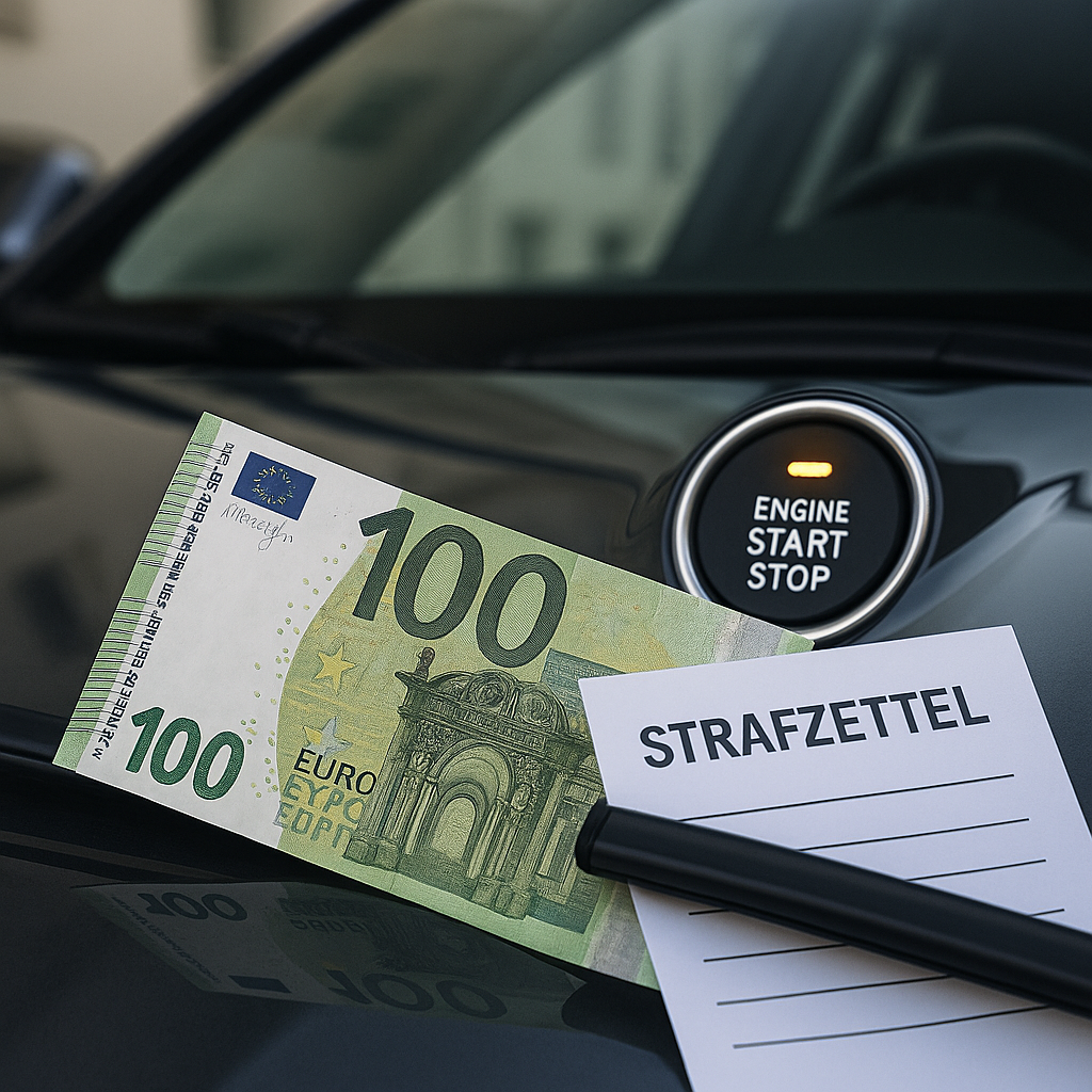 غرامة تصل إلى 1000 يورو لسائقي السيارات إذا تركوا المحرك يعمل أثناء مغادرة المركبة
