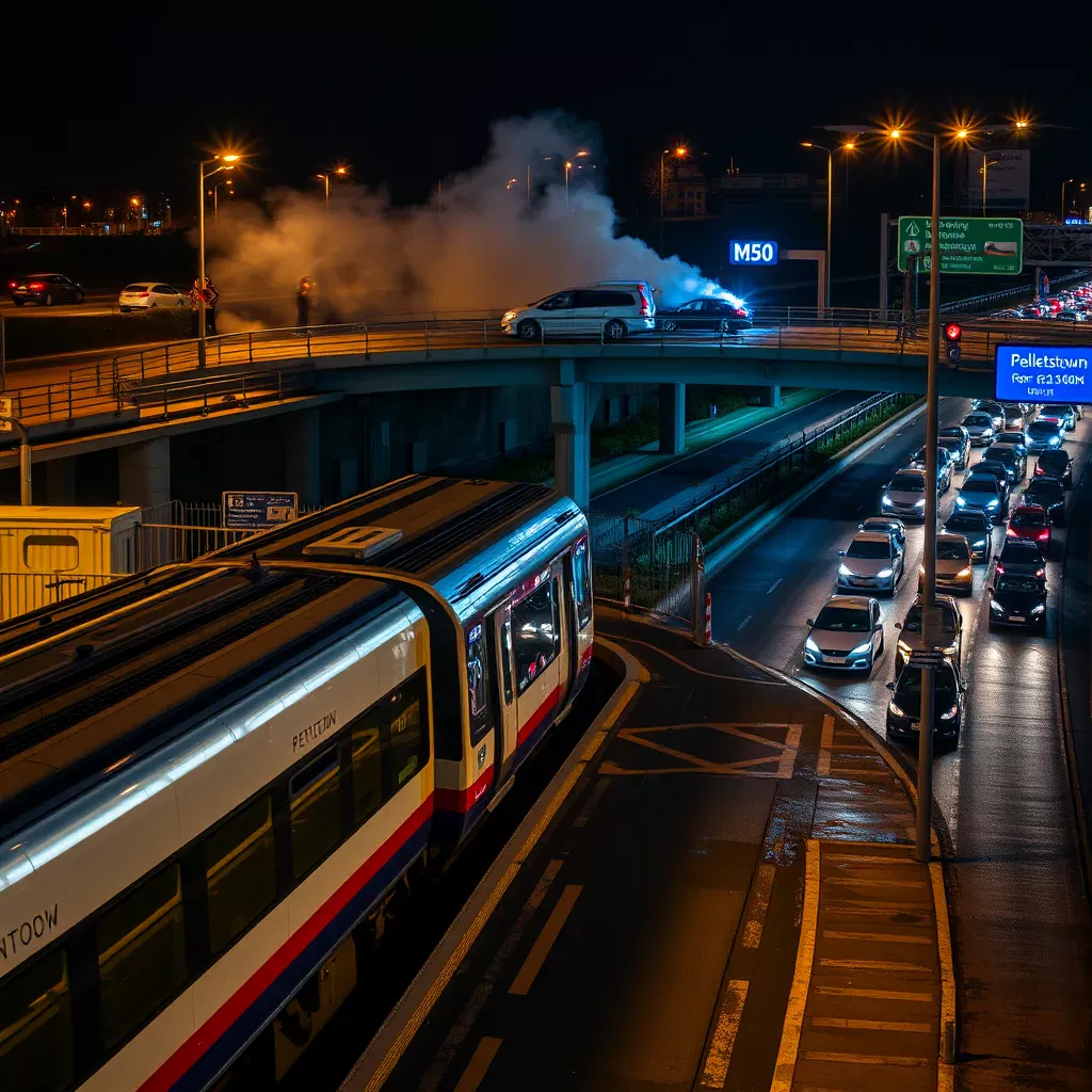 تعطّل قطارات خط مايونوث بعد حادث مأساوي وتأثيرات على حركة المرور بدبلن