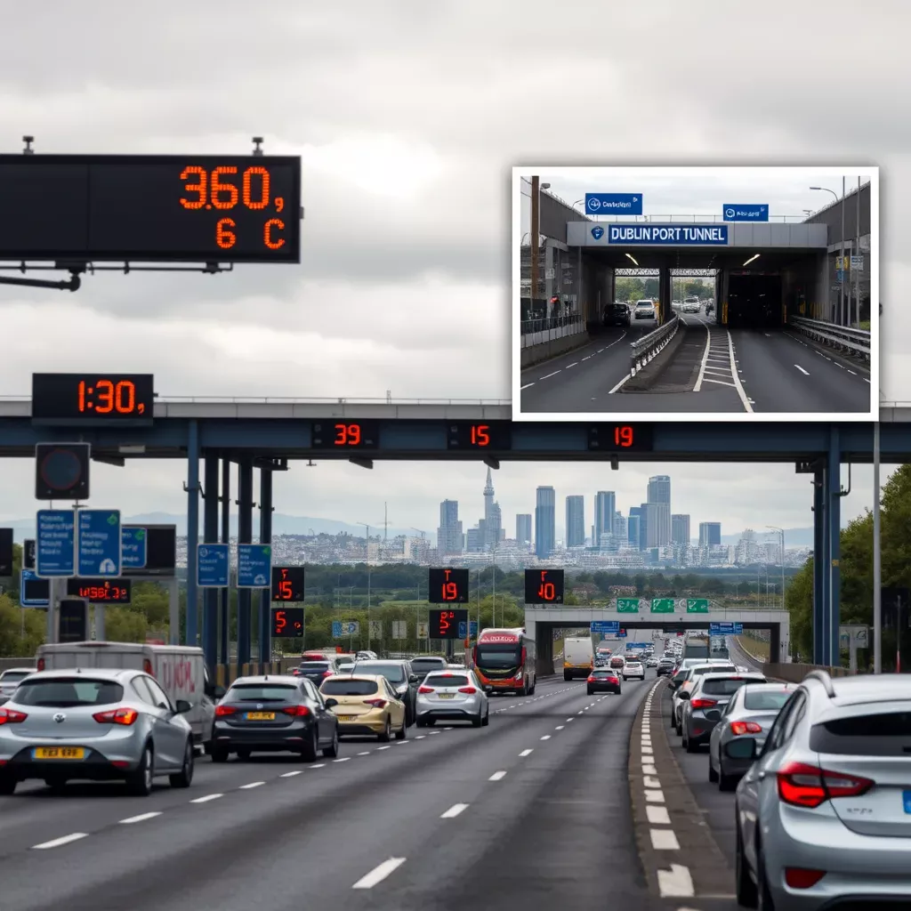 زيادة في رسوم M50 ونفق ميناء دبلن تدخل حيز التنفيذ في يناير 2026