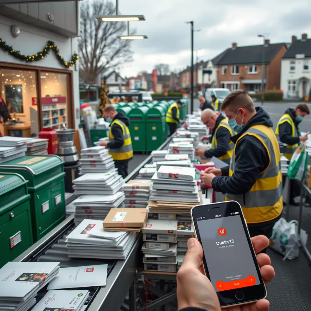 آن بوست تبذل جهودًا لتسريع تسليم الطرود في دبلن 15 قبل عيد الميلاد